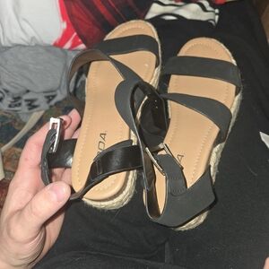 Soda Black Women's Sandals